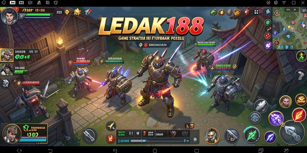 Tampilan gameplay mengasyikkan dan strategis dalam LEDAK188.
