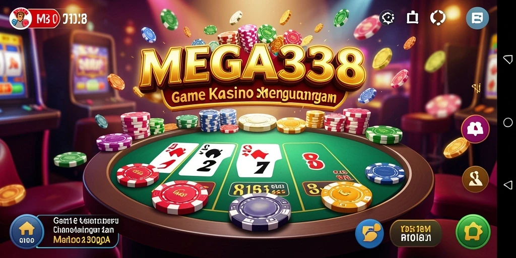 Tampilan menarik dari permainan kasino MEGA338 yang menantang.