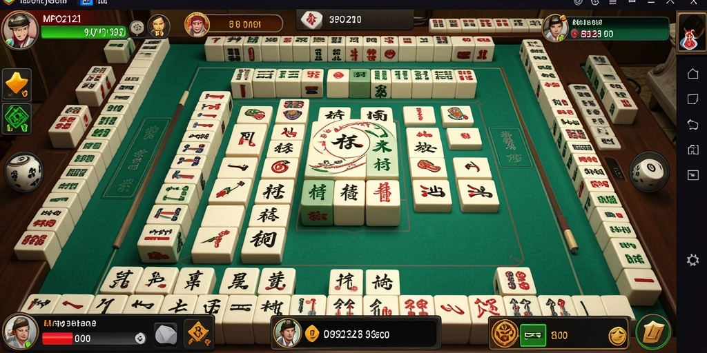 Screenshot menunjukkan tampilan menarik gameplay Mahjong di MPO2121.