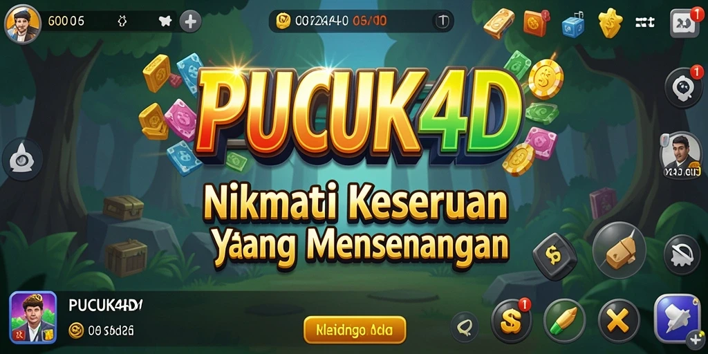 Tampilan utama gameplay PUCUK4D yang menarik dan penuh warna.
