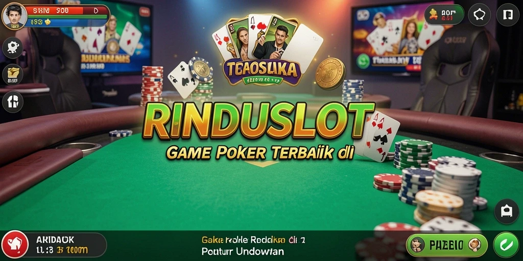 Screenshot gameplay RINDUSLOT menampilkan serunya permainan Poker.