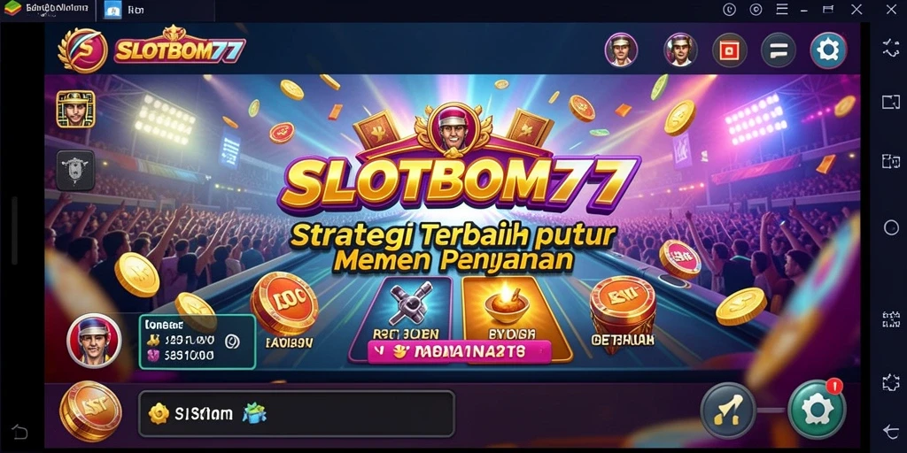 Tampilan gameplay SLOTBOM77 yang mendebarkan dan strategis.