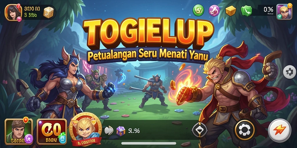 Tampilan menakjubkan dari dunia petualangan TOGELUP.
