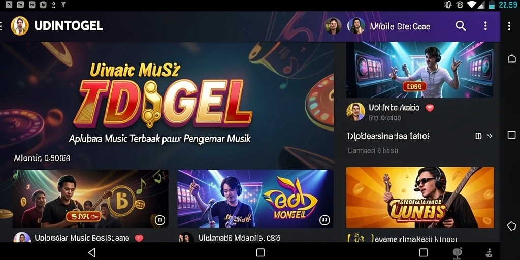 Gameplay UDINTOGEL dengan antarmuka interaktif menarik.